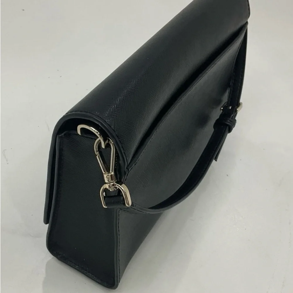 Kate Spade Black Crossbody Silver as Chain Accent - Picture 6 of 9